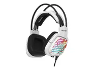 A4tech Bloody G565 - Headset - fullstorlek - kabelansluten - USB - energy white