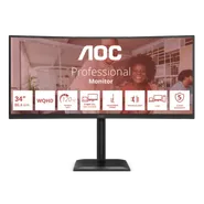 CU34E4CV 34" böjd skärm | WQHD, 120Hz, USB-C Docking, 90W PD