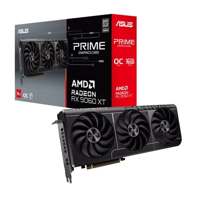 ASUS Radeon RX 9060 XT Prime OC - 16GB GDDR6 RAM - Grafikkort