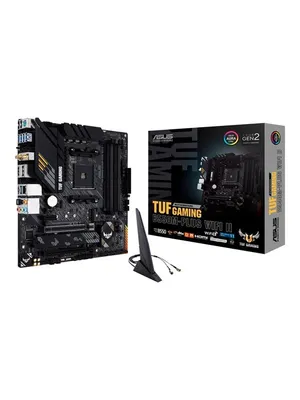 ASUS TUF GAMING B550M-PLUS WIFI II Moderkort - AMD B550 - AMD AM4 socket - DDR4 RAM - Micro-ATX