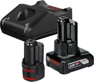 1 x GBA 12V 2.0Ah + 1 x GBA 12V 4.0Ah + GAL 12V-40