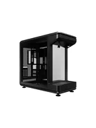 Cooler Master MasterFrame 360 Stage Mirror - Mid tower - ATX - genomskinlig sidopanel (härdat glas) (ATX) - svart - USB/ljud