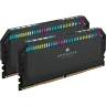 DOMINATOR® PLATINUM RGB 64GB (2x32GB) DDR5 DRAM 5600MT/s CL40 AMD EXPO & Intel XMP Memory Kit — Black