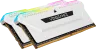 VENGEANCE RGB PRO SL 32GB (2x16GB) DDR4 DRAM 3200MHz C16 Memory Kit – White