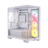2800X RS-R ARGB Micro-ATX PC-chassi - Vitt
