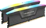 VENGEANCE® RGB 32GB (2 x 16GB) DDR5 DRAM Up To 6000MT/s CL38 AMD EXPO & Intel XMP Memory Kit - GRAY