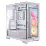 3500X LX-R RGB iCUE LINK PC-chassi i mid-tower-klass - Vitt