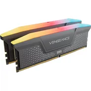 Corsair Vengeance RGB DDR5-5200 - 16GB - CL40 - Dual Channel (2 pcs) - AMD EXPO & Intel XMP - Gr� med RGB