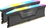 VENGEANCE® RGB 64GB (2x32GB) DDR5 DRAM 5200MT/s CL40 AMD EXPO & Intel XMP Memory Kit