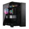 6500X Mid-Tower-chassi med två kammare – svart/obsidian aluminium
