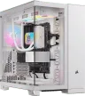 iCUE LINK 6500X RGB Mid-Tower ATX-chassi med två kammare – vitt
