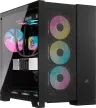 6500D AIRFLOW Mid-Tower-chassi med dubbla kammare – svart