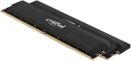 Crucial Pro DDR5-6000 64GB Kit (32GBx2) UDIMM: OC Gaming Memory Black