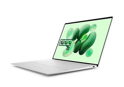 XPS 13 bärbar dator (Snapdragon X Elite (12 kärnor med Dual-Core Boost upp till 4 GHz, NPU upp till 45 TOPS) X1E-80-100 / 64 GB, LPDDR5X, 8 448 MT/s, integrerat / 512 GB, M.2, PCIe NVMe, SSD / 13,4 tum, med pekfunktion, 3K, OLED, 400 cd/m², InfinityEdge)