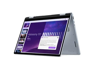 Dell 14 Plus 2-i-1 bärbar dator (Intel Core Ultra 5 226V (40 TOPS NPU, 8 kärnor, upp till 4,5 GHz) / 16 GB, LPDDR5X, 8533 MT/s, minne på enheten, inbyggt / 512 GB, M.2, PCIe NVMe, SSD / 14 tum, pekfunktion,2K, WVA, 300 cd/m²)