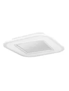 EGLO MACCHIONI TAK 380X380 CCT 2360LM DIMMPB. VIT MED KRISTALLUTLOPP.