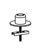 Ergotron DS100 Genomföring Mount - Max - recommended for