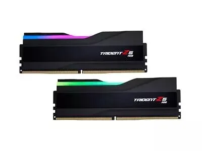 G.Skill Trident Z5 RGB DDR5-6000 - 32GB - CL36 - Dual Channel (2 pcs) - AMD EXPO & Intel XMP - Svart med RGB