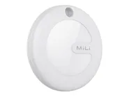 Hali-Power MiLi MiTag - Bluetooth-tagg med antiförlust för mobiltelefon, surfplatta - vit, svart nyckelring - för iPhone/iPad/iPod