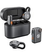 Hollyland LARK M2S Mini Combo trådlös lavalier-mikrofon, stjärngrå