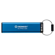 Kingston IronKey Keypad 200 Series USB Flash Drive 64GB USB-A