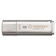 Kingston IronKey Locker+ 50 USB Flash Drive 64GB