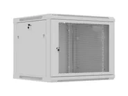 RACK CABINET 19" WALL-MOUNT 9U/600X600 (FLAT PACK) WITH PERFORATED DOOR BLACK