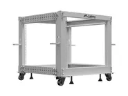 OPEN RACK 19" 9U 600X600-1100 ADJUSTABLE GREY