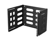 FOLDING BRACKET WALL-MOUNT 19" 8U 497X400/240 BLACK
