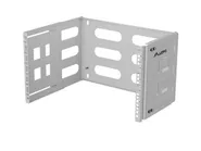 FOLDING BRACKET WALL-MOUNT 19" 6U 497X400/240 GREY