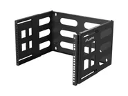 FOLDING BRACKET WALL-MOUNT 19" 6U 497X400/240 BLACK