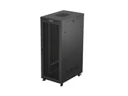 RACK CABINET 19" FREE-STANDING 42U/800X1200 (FLAT PACK) WITH MESH DOOR LCD BLACK V2