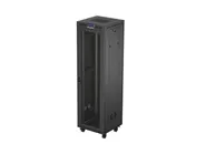 RACK CABINET 19" FREE-STANDING 42U/600X600 (FLAT PACK) WITH MESH DOOR LCD BLACK V2