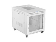 RACK CABINET 19" FREE-STANDING 15U/800X1000 (FLAT PACK) WITH MESH DOOR LCD GREY