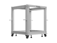 OPEN RACK 19" 12U 600X600-1100 ADJUSTABLE GREY