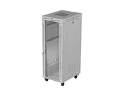 RACK CABINET 19" FREE-STANDING 32U/600X800 (FLAT PACK) WITH GLASS DOOR LCD GREY V2
