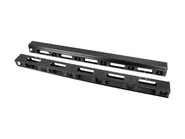 VERTICAL CABLE MANAGEMENT PANEL 22U FOR 19" FREE-STANDING CABINETS 2PCS BLACK