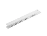 19" CABLE MANAGEMENT PANEL TYPE A 1U GREY