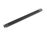 19" BRUSH PANEL 1U BLACK AK-1101-B