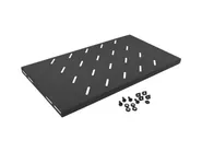 19" FIXED SHELF 1U/486X270MM MAX LOAD CAPACITY UP TO 120KG BLACK