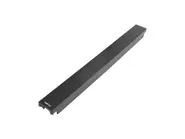 19" PLASTIC FAST ASSEMBLY FIRE RETARDANT BLANKING PANEL 1U BLACK