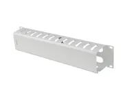 19" CABLE MANAGEMENT METAL 2U TYPE A GREY