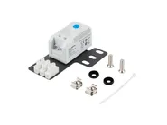 CLOSED-LOOP THERMOSTAT 10A FOR RACK CABINETS WITH 19" EAR AND TERMINAL BLOCK GRAY