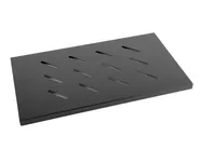 19" FIXED SHELF 1U/465X315MM MAX LOAD CAPACITY UP TO 120KG BLACK