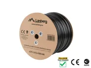 LAN CABLE CAT.5E FTP 305M SOLID OUTDOOR CU BLACK FLUKE PASSED