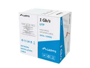 LAN CABLE 1GB/S 305M SOLID CCA RED