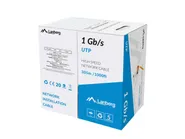 LAN CABLE 1GB/S 305M SOLID CCA ORANGE