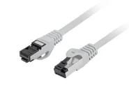 PATCHCORD CAT.8.1 S/FTP LSZH CU 0.25M GREY FLUKE PASSED