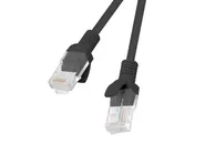 PATCHCORD CAT.5E UTP 0.5M BLACK FLUKE PASSED 10-PACK