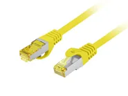 PATCHCORD CAT.6A S/FTP LSZH CU 0.5M YELLOW FLUKE PASSED